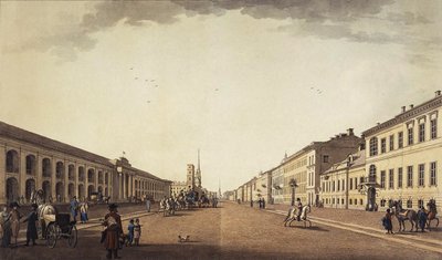 Prospekt Nevsky, 1799 de Benjamin Patersson